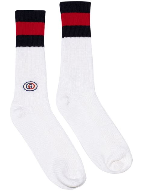 gucci socks red and white|gucci ankle socks women.